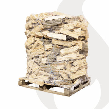 Buchen Brennholz rindenfrei 30/33cm, auf Palette im Netz, ca. 1,6 srm / 1rm, 500 kg