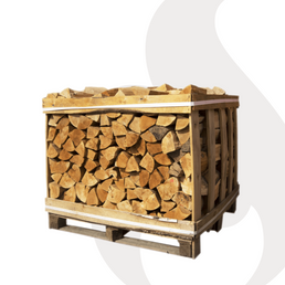 Buchen Brennholz 25cm, auf Palette gestapelt, 1,6 srm – 500 kg